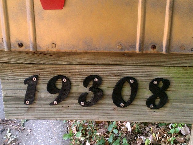 House/Mailbox numbers by elmwolf