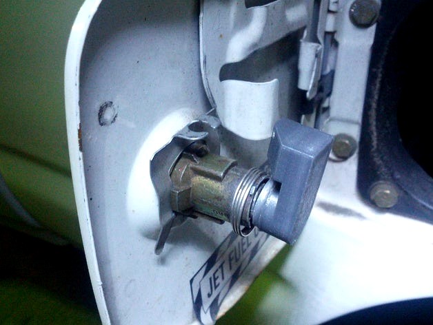 Tacoma Fuel Door Lock by coletrain