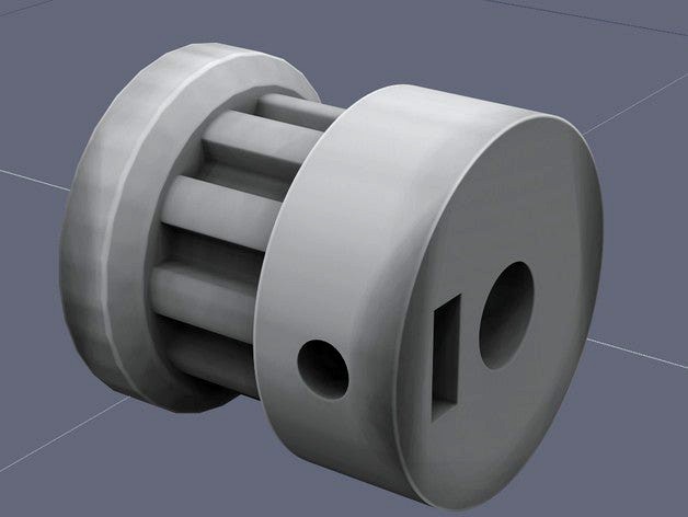 10t XL Pulley - with Rail by versonova