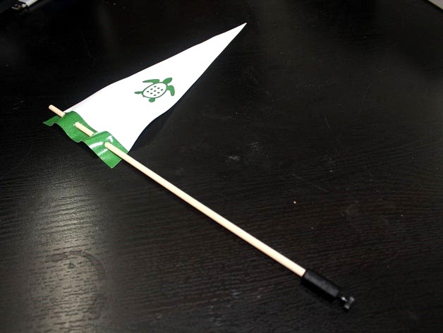 Flag Mount for TurtleBot by LucidOne