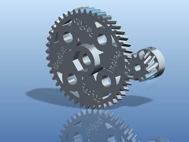 Driven Gear wade-based for extruder by danithebest91