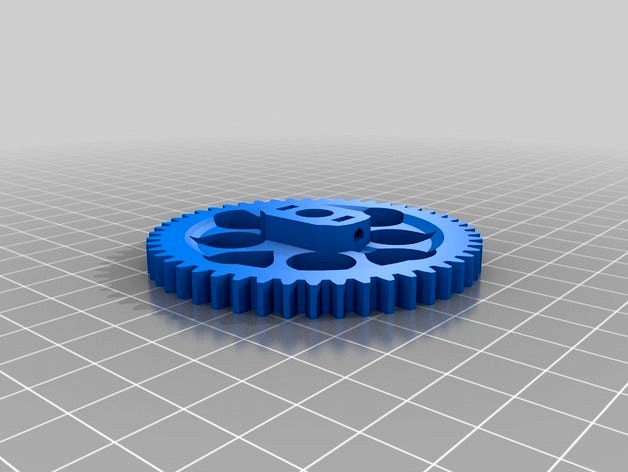 Gear for ghagen01's Ultimaker extruder update by DeuxVis