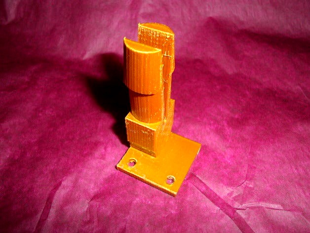 Filament Spool Spindle For Orca 0.3 by doommeister