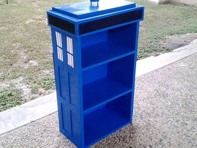 Tardis Bookcase by alansmk