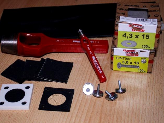 Silencer Kit for NEMA 17 Steppers (ORCA and other metal frame printer) by Chri