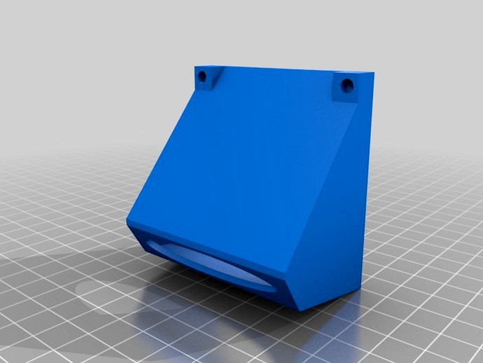 60mm Fan Duct for Standard Prusa Carriage by shaunf