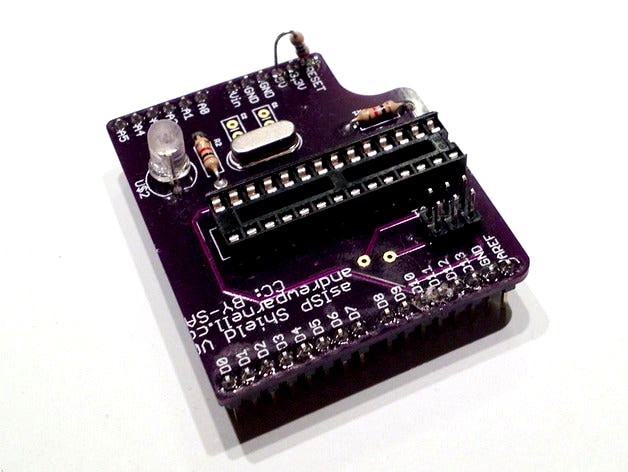 Arduino as ISP Shield v0.1 by asp55