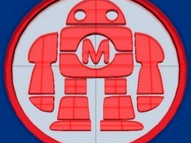 Maker Faire Robot Coin by wulfdesign