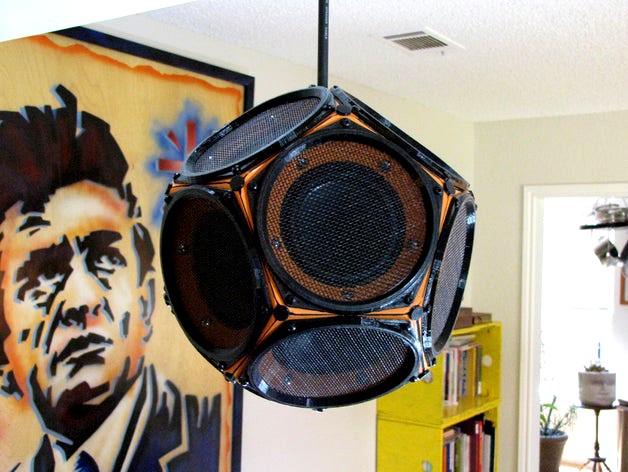 A Dodecahedron Speaker for Desktop Printers by seanmichaelragan