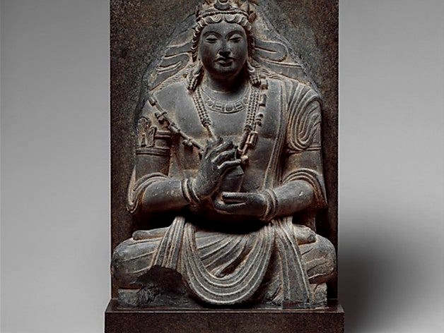 Seated Bodhisattva Maitreya by met