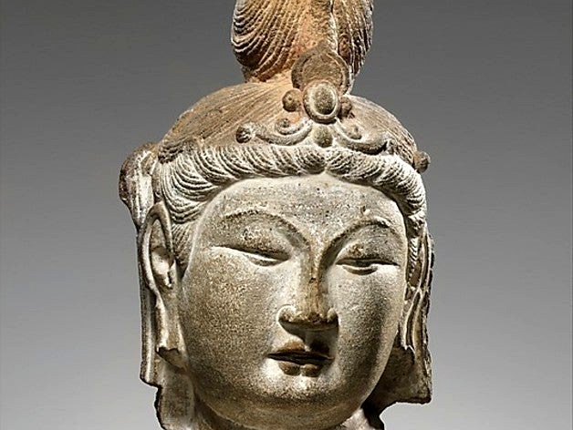 Head of a Bodhisattva by met