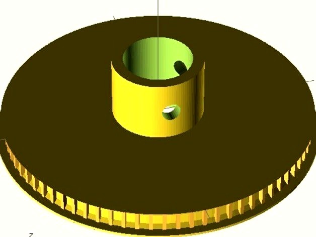 Parametric Timing Pulley v3 by JamesNewton