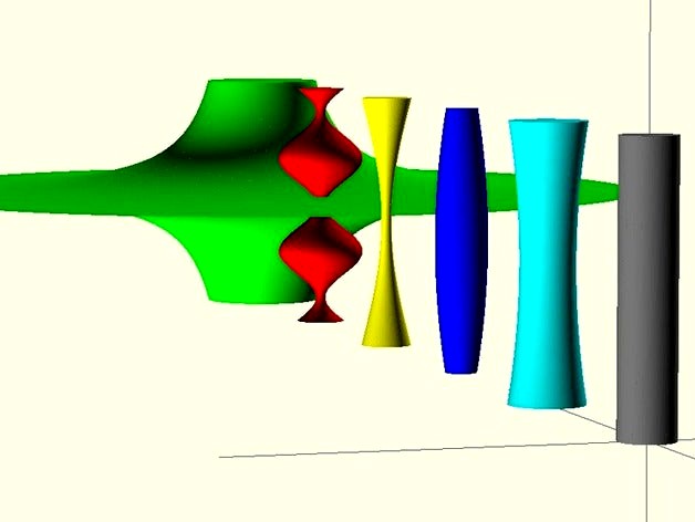 Parametric Column, Cylinder with varying radius by TakeItAndRun