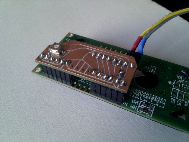 LCD connection PCBs  by bkubicek