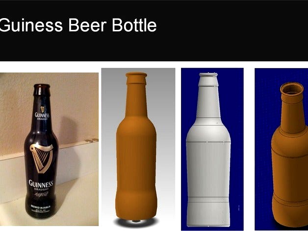 Guiness Draft Beer Bottle by oski