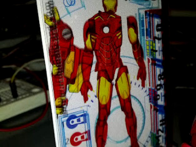 Card Topper for Hasbro Iron Man 2 Movie Series figures by m000z0rz