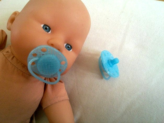 Doll Pacifier by moli