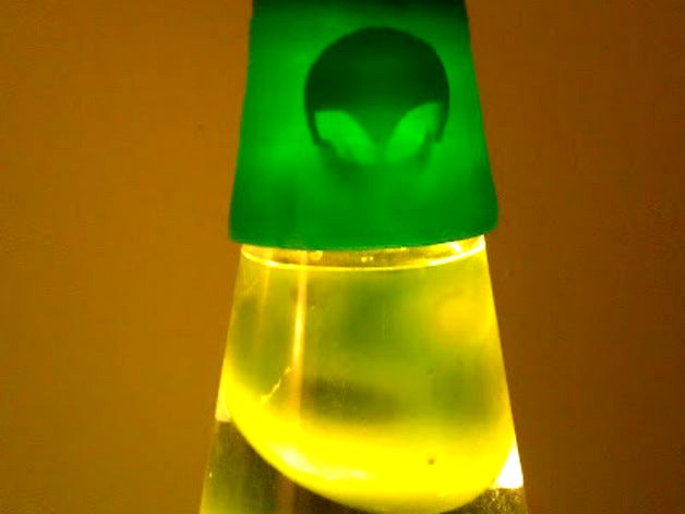 Alien Lava Lamp Topper by devzero