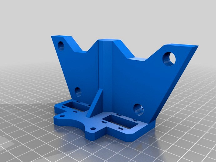 Wider PrintrBot Base and 12mm Z axis, Stylized by morrisgunn