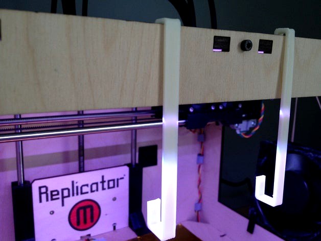 iPhone Bracket for Replicator (Pair) by nickfabb