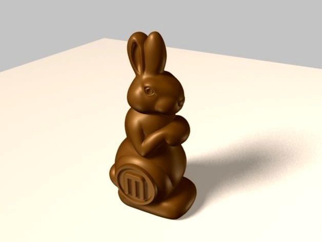 Chocolate MakerBot Bunny by cushwa