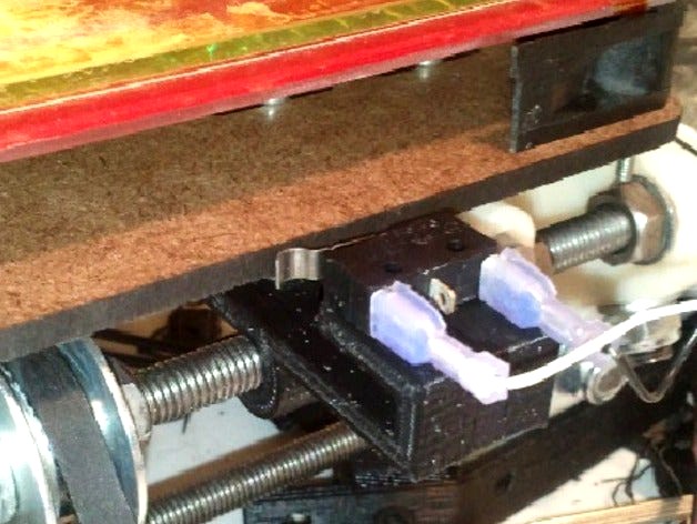 Mechanical Y Endstop Holder For Back Rod (Prusa Mendel) by Pawl