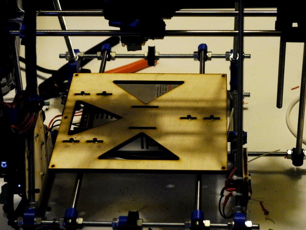 Prusa Iteration 2 Thick sheet (bed mount) by NikkeiRonin