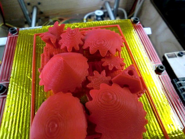 Screwless Heart Gears - Plated by toybuilder