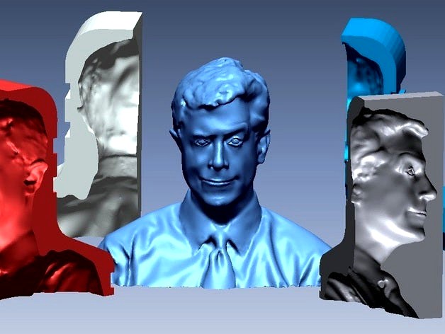 Stephen Colbert Chocolate Mold  by 2ROBOTGUY