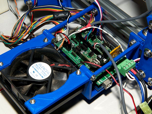 RAMPS Mounting Bracket for Mendelmax by tommyc