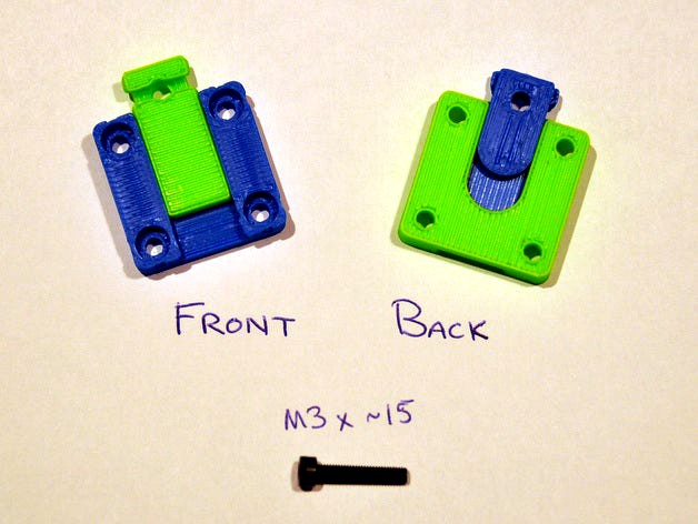 Easy open z & y axis end caps / rod covers by dnewman