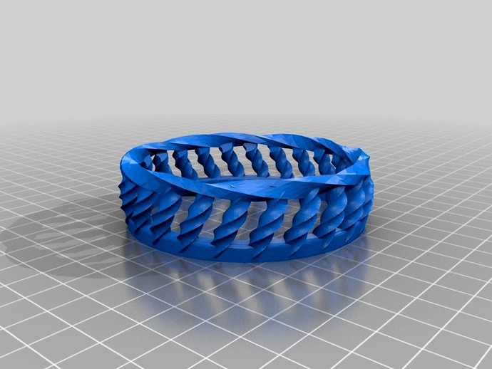 twisty bracelet by custom3dstuff
