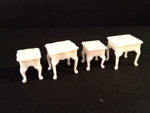 Miniature Queen Anne End Tables by PrettySmallThings