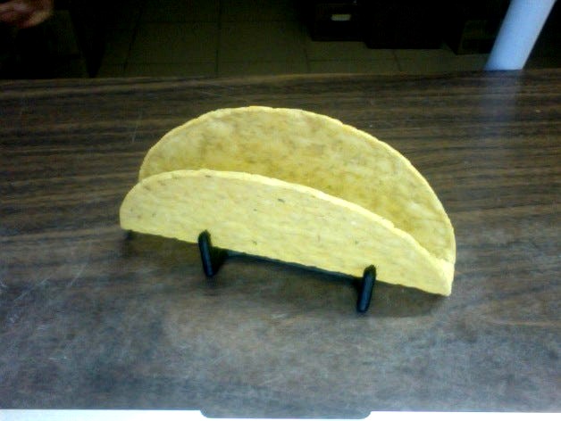 Useful taco holder/stand by makerblot