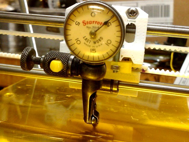 Indicator Holder for Emaker Huxley print head by Weldingrod1