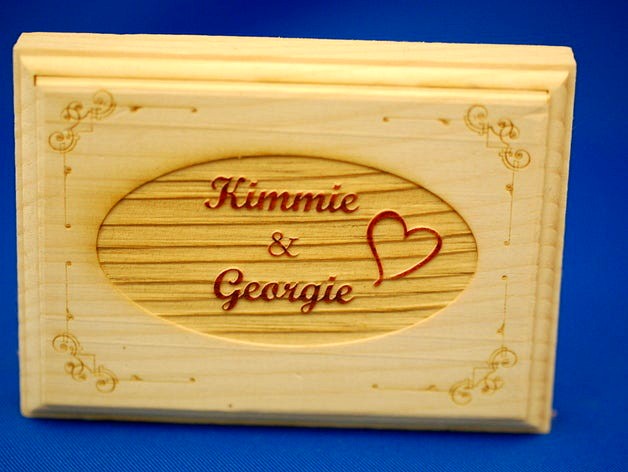 Kimmie and Georgie Wood Block by MichelleP