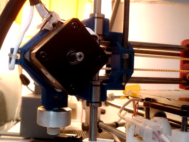 Emaker Huxley X motor brackets with Z end stop by Weldingrod1