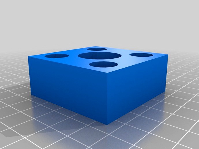 universal horizontal bearing holder script- openscad by thejollygrimreaper