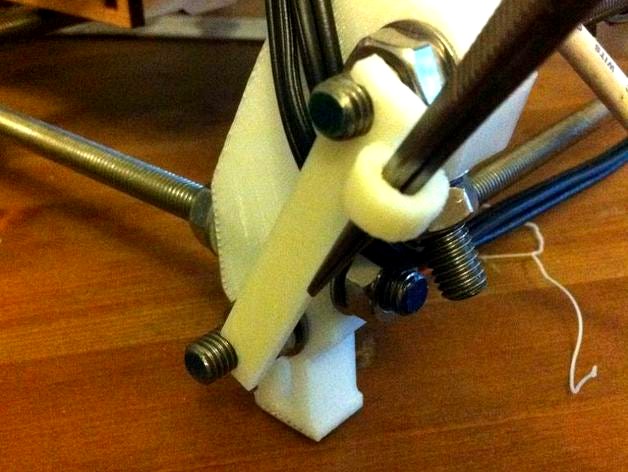 Tweezer Holder for Mendel (or Prusa Mendel) by MakerCubed