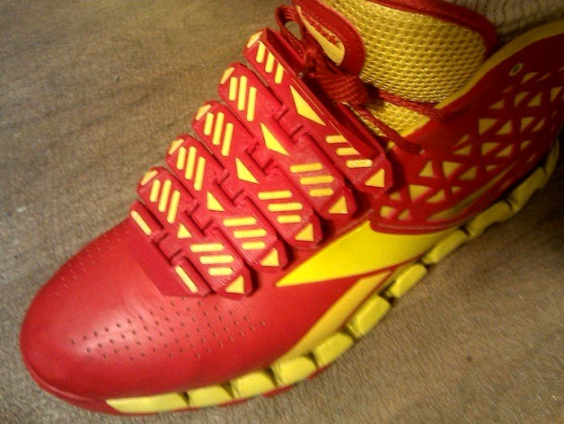 Shoe lace cover, IronMan design by DrewPetitclerc