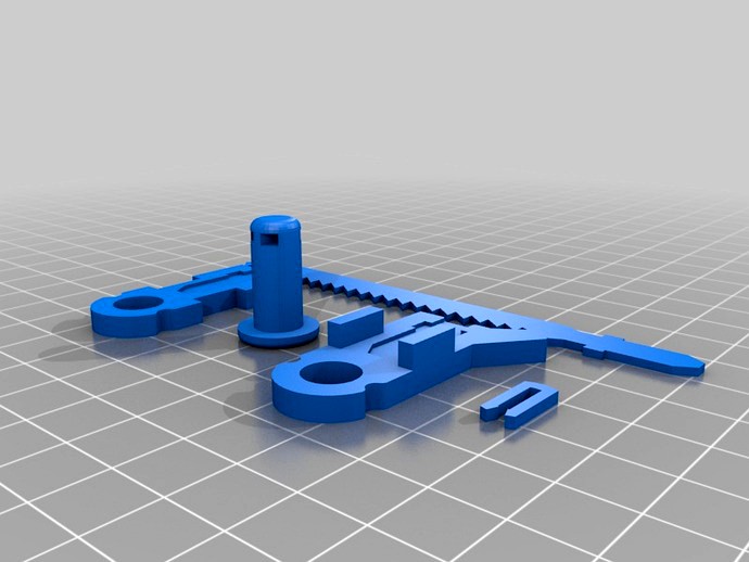 Folding Pocket Saw for Thing-O-Matic by nycdesigner