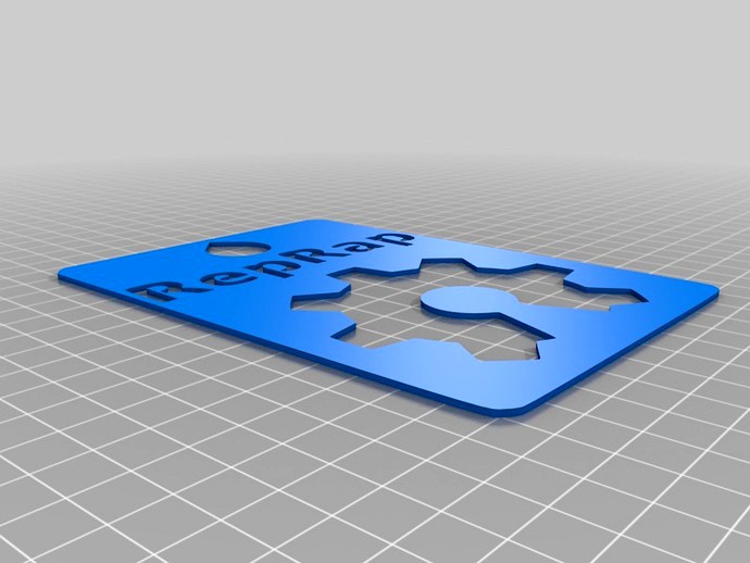 RepRap Stencil by polymaker