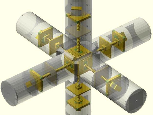 Rubik5 (Professor) Cube Solver Robot by gcaglion