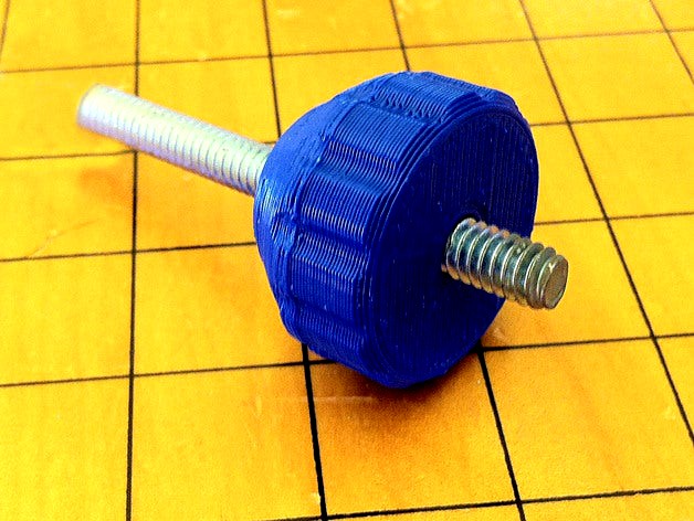 Knob with Encased Hex Nut by mdavey