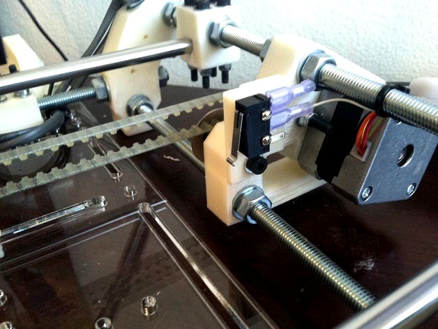Mendel Y Axis Mechanical Switch Mount by rullmann
