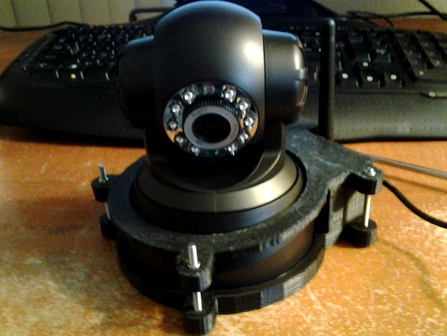 Webcam Mounting Bracket by ScribbleJ