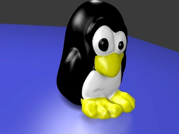 Tux, the Linux pinguin by vela3