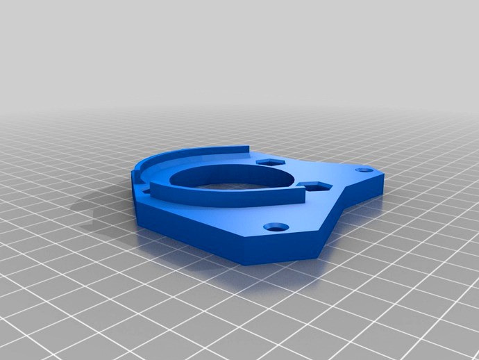 Improved Toolhead adapter for RepMan to Thing-O-Matic by MarcusWolschon