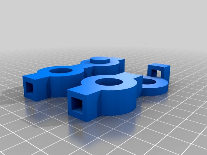 Parametric 27 to 1 Gearset, with OpenSCADable gears by MakerBlock