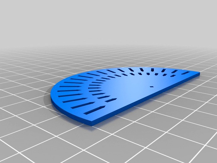 Printable Protractor by MakerBlock